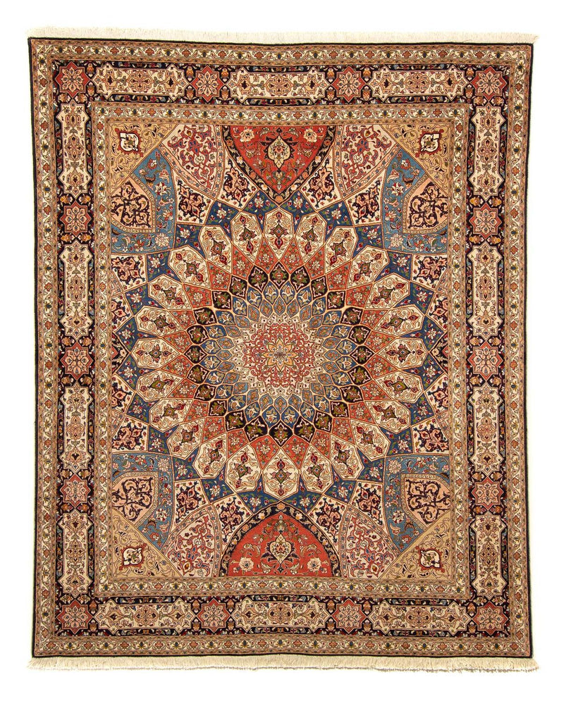 Persisk tæppe - Tabriz - Royal - 250 x 207 cm - lys brun