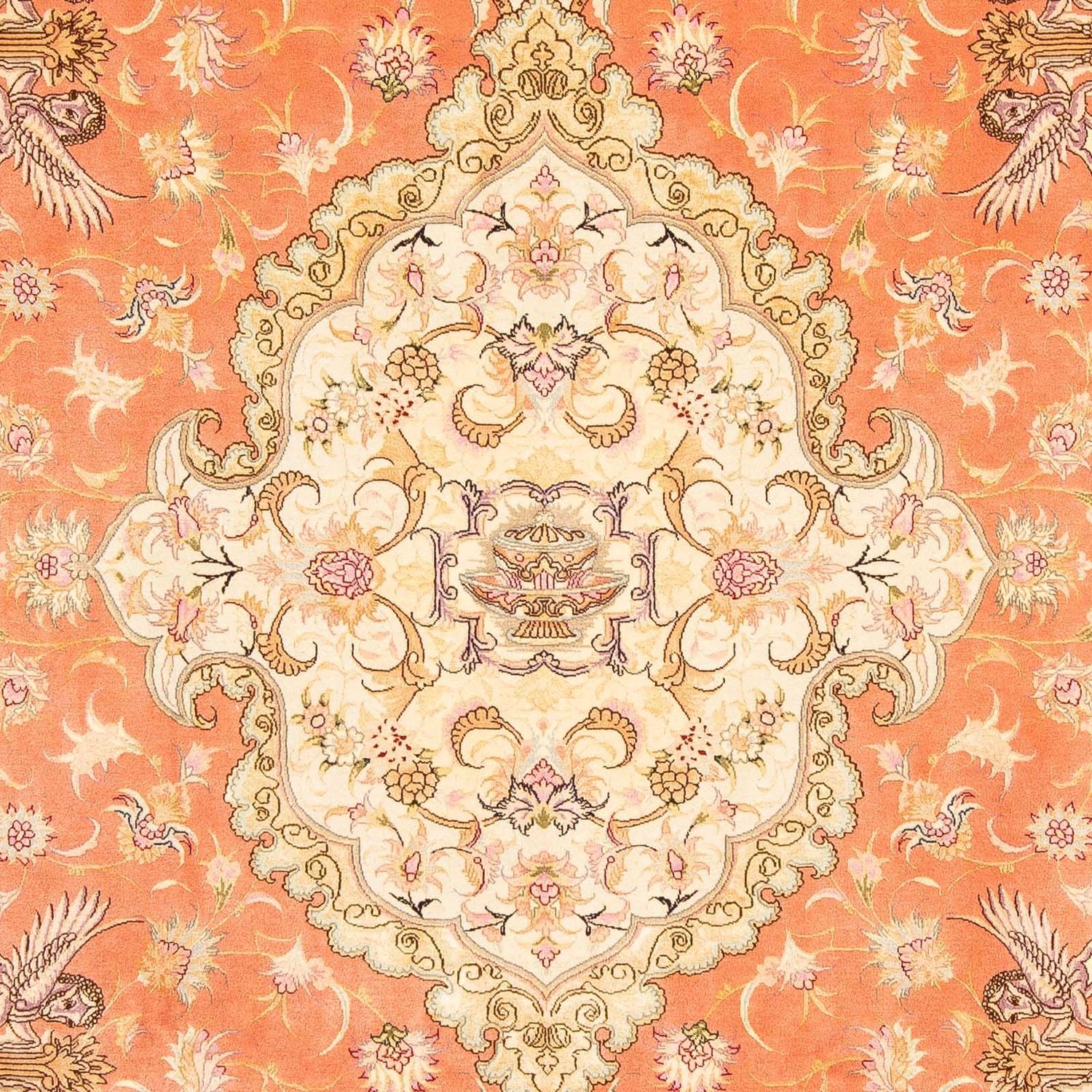 Persisk tæppe - Tabriz - Royal - 304 x 200 cm - beige