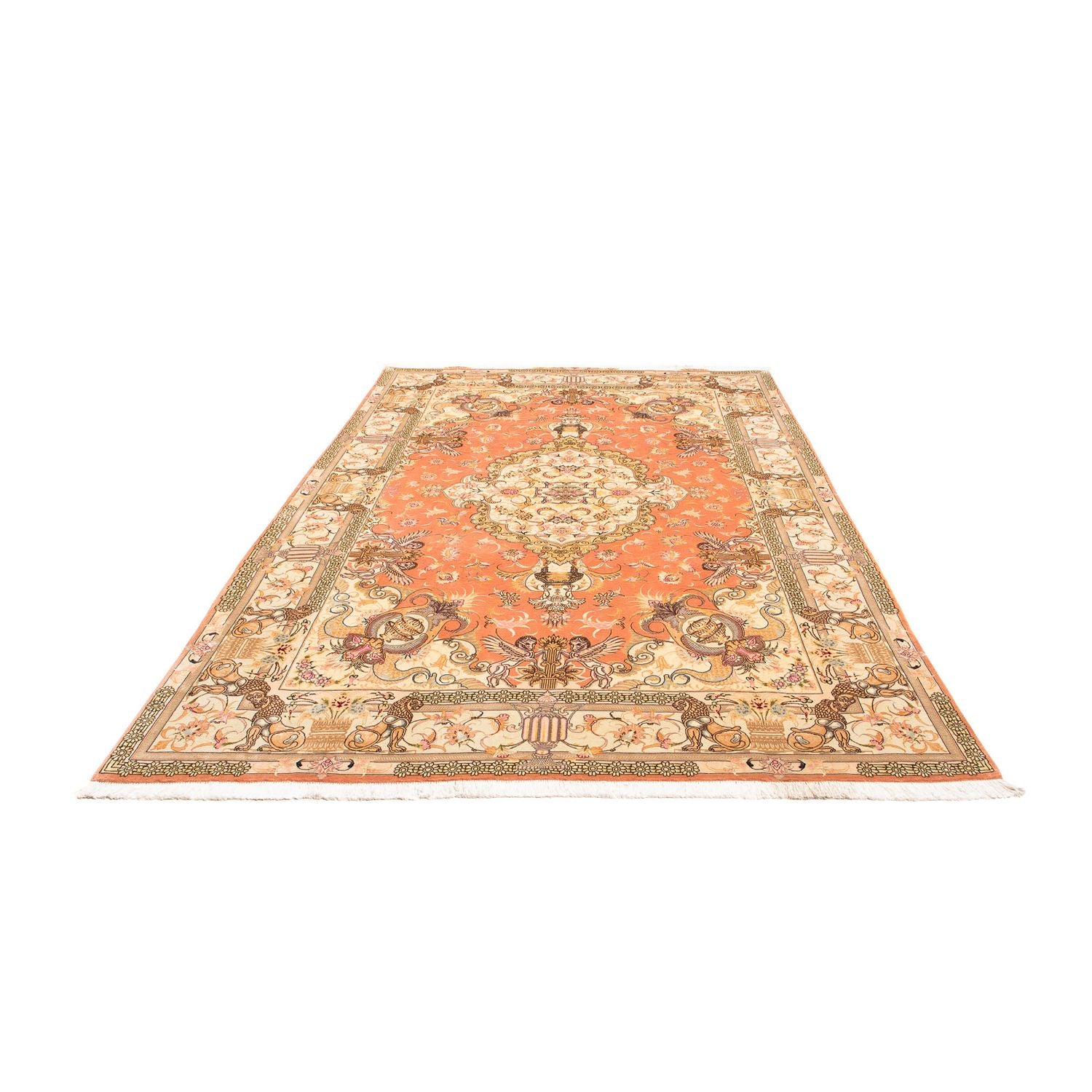 Persisk tæppe - Tabriz - Royal - 304 x 200 cm - beige