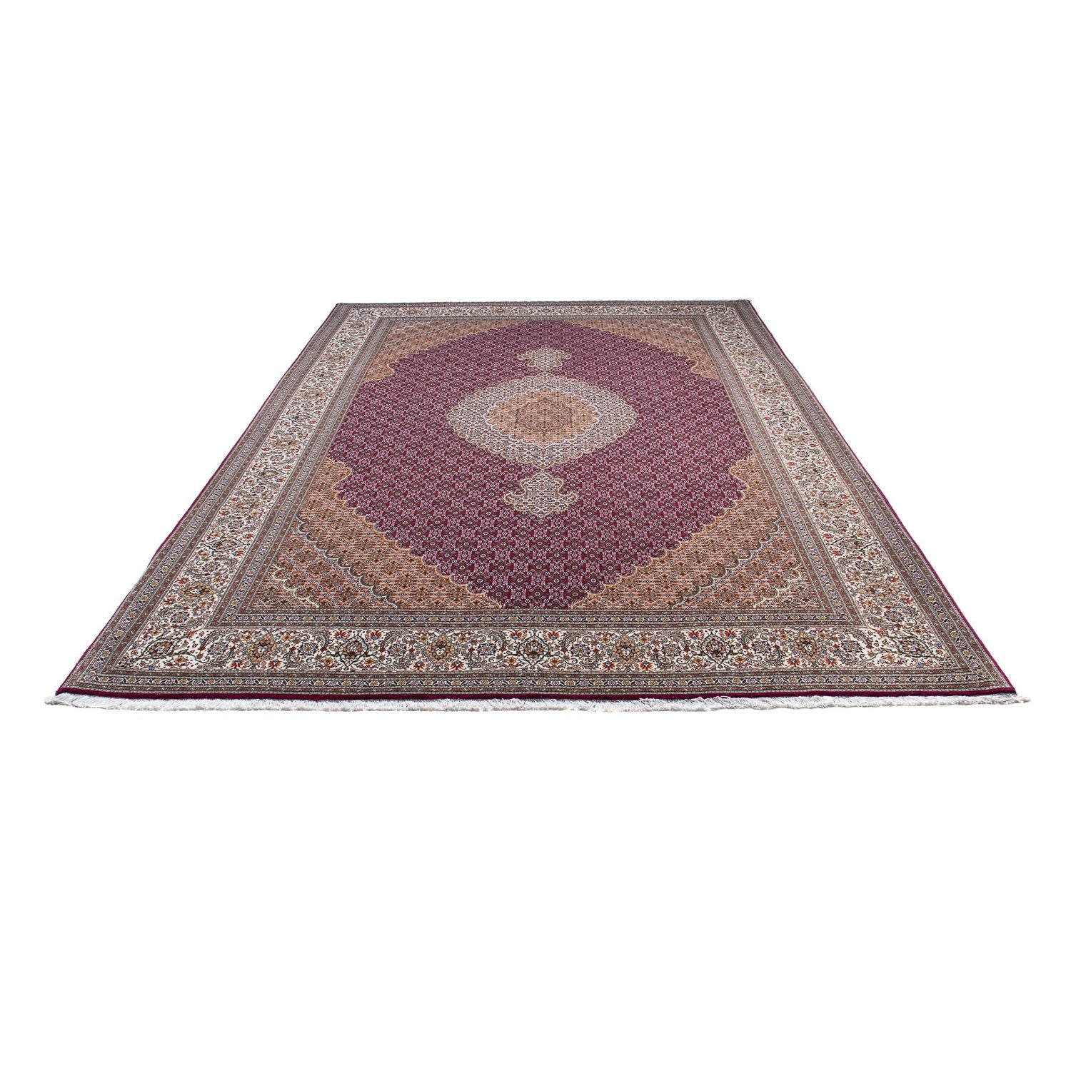 Persisk tæppe - Tabriz - 306 x 205 cm - lilla