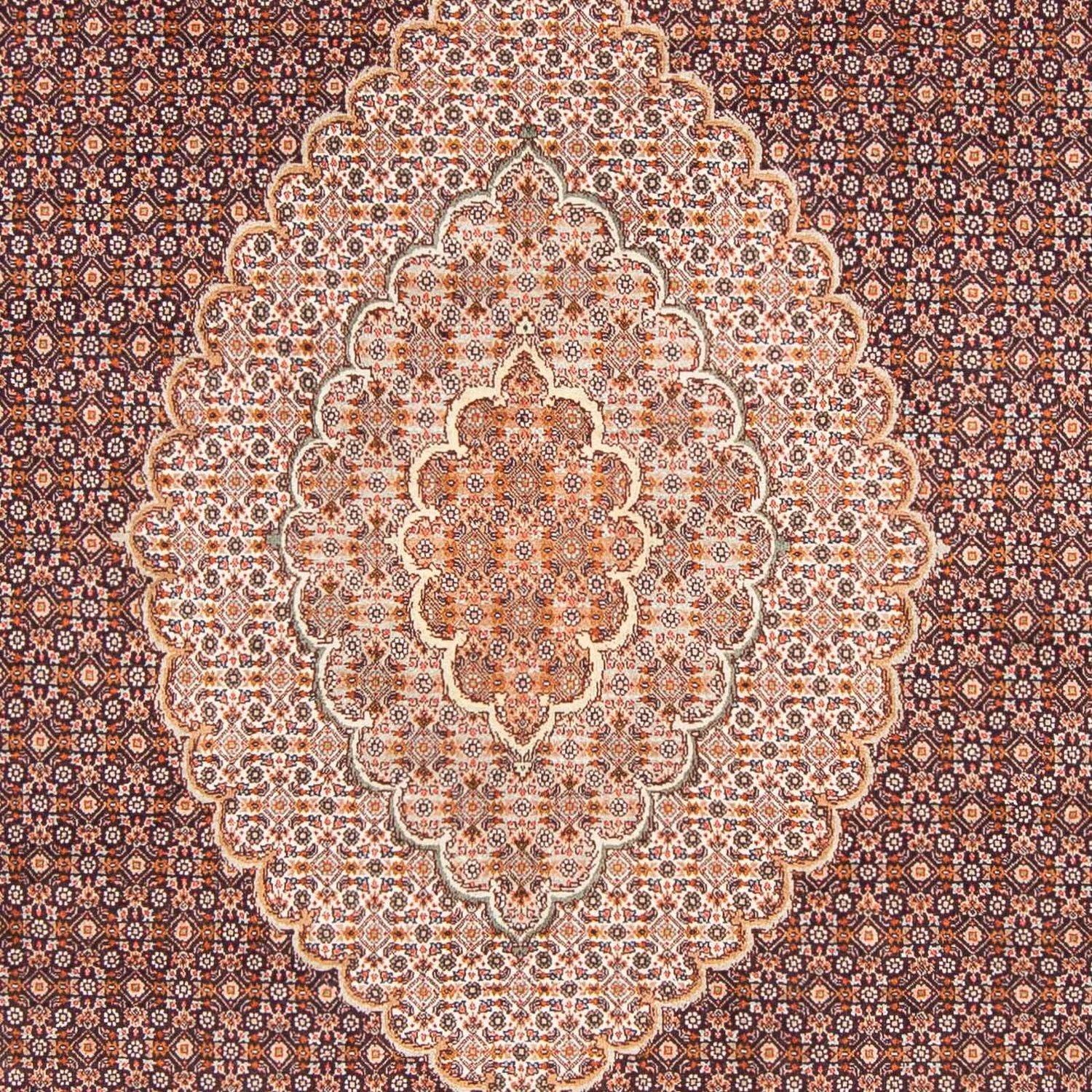Persisk tæppe - Tabriz - 288 x 200 cm - lys brun