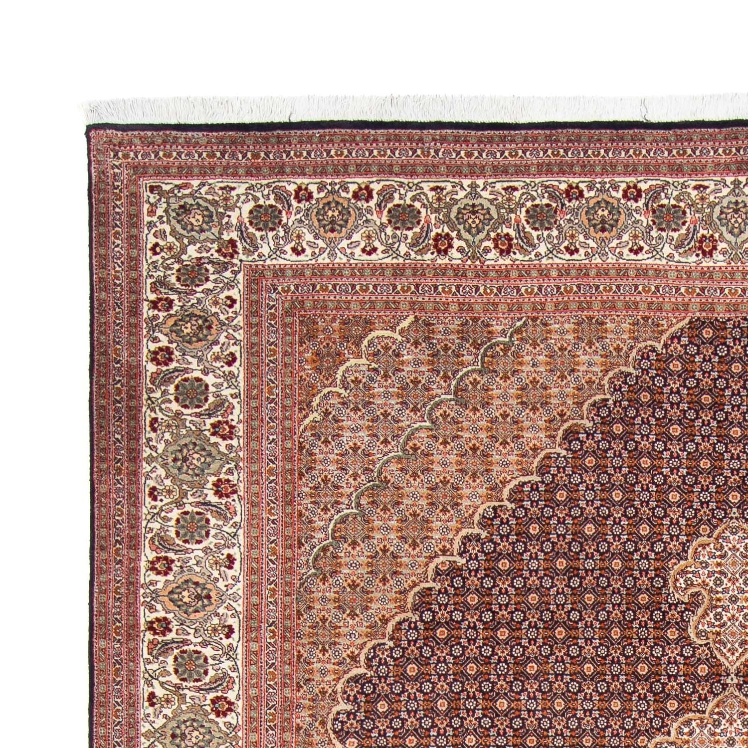 Persisk tæppe - Tabriz - 288 x 200 cm - lys brun