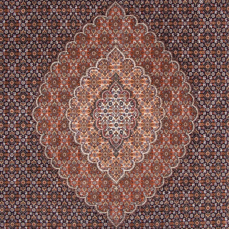 Persisk tæppe - Tabriz - 298 x 198 cm - mørkeblå