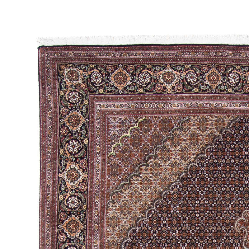 Persisk tæppe - Tabriz - 298 x 198 cm - mørkeblå