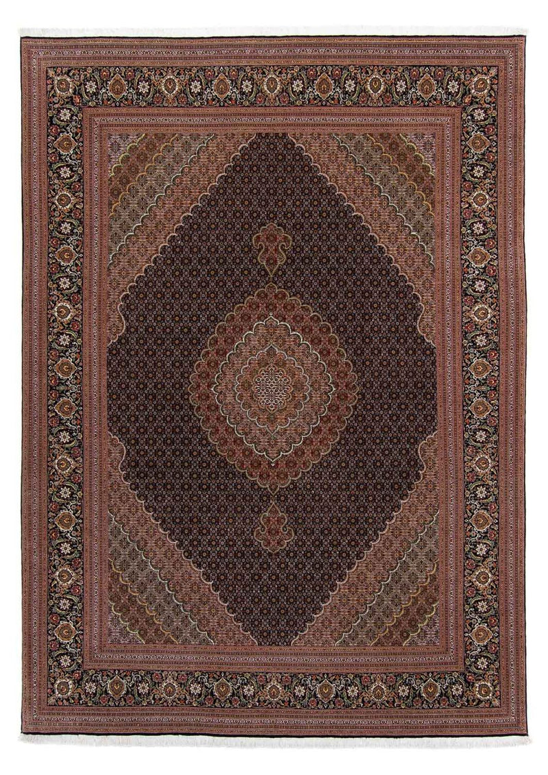 Persisk tæppe - Tabriz - 353 x 255 cm - brun