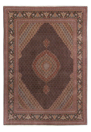 Persisk tæppe - Tabriz - 370 x 256 cm - brun