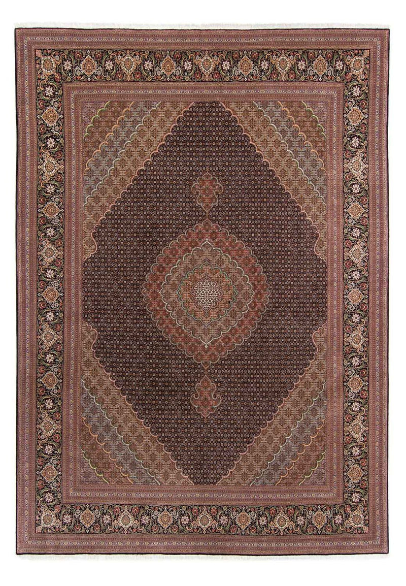 Persisk tæppe - Tabriz - 370 x 256 cm - brun