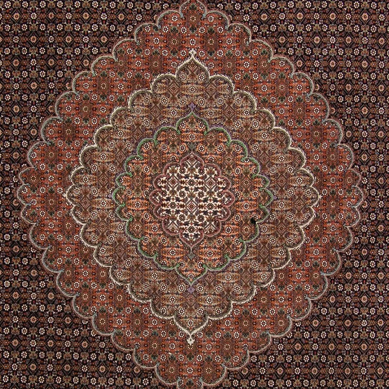 Persisk tæppe - Tabriz - 370 x 256 cm - brun