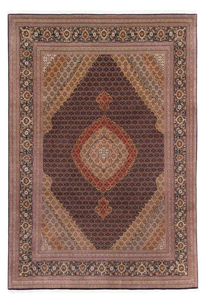 Persisk tæppe - Tabriz - 370 x 250 cm - brun