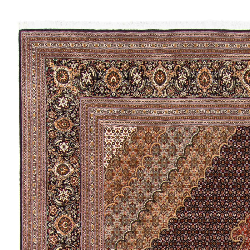 Persisk tæppe - Tabriz - 370 x 250 cm - brun