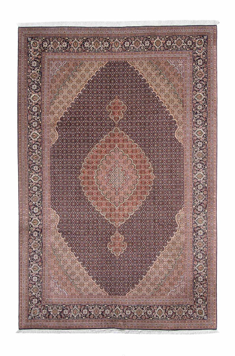 Persisk tæppe - Tabriz - Royal - 315 x 204 cm - mørkeblå