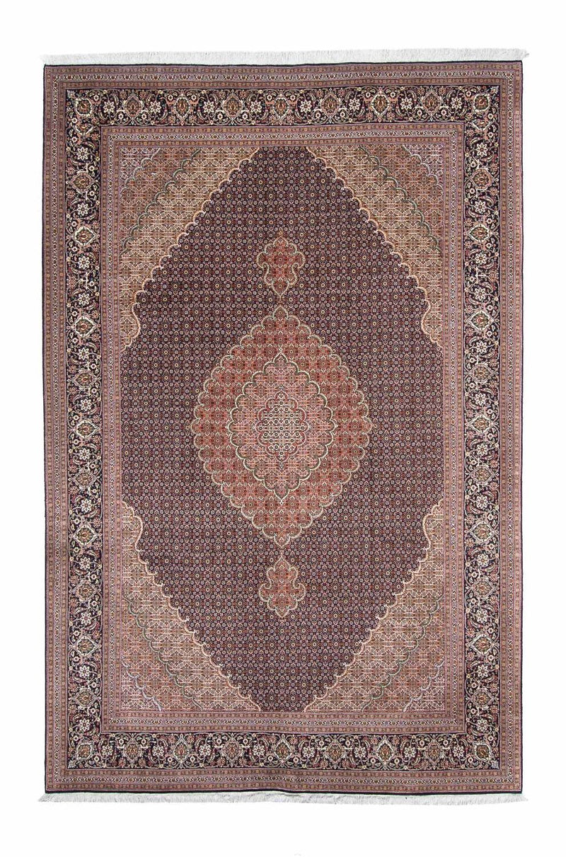 Persisk tæppe - Tabriz - Royal - 315 x 204 cm - mørkeblå