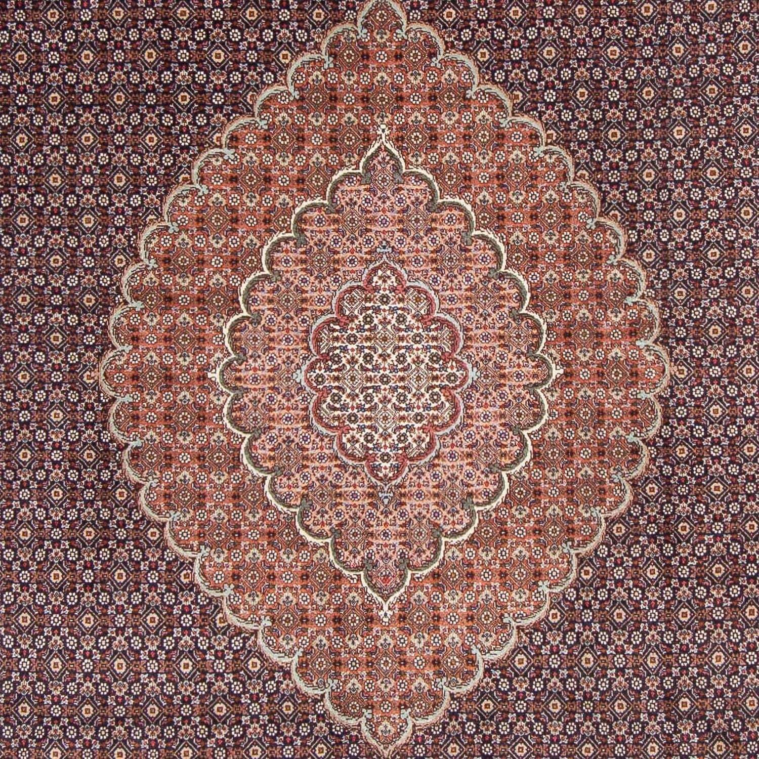 Persisk tæppe - Tabriz - Royal - 315 x 204 cm - mørkeblå