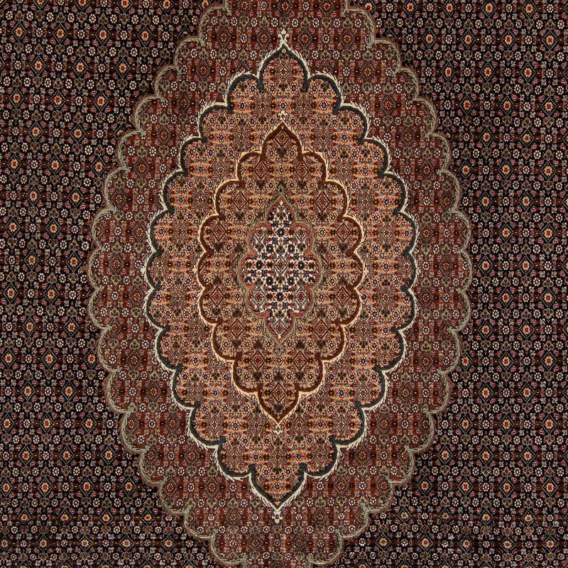 Persisk tæppe - Tabriz - 348 x 252 cm - brun