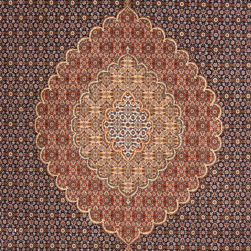 Persisk tæppe - Tabriz - 297 x 205 cm - mørkeblå