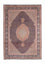 Persisk tæppe - Tabriz - 296 x 205 cm - mørkeblå