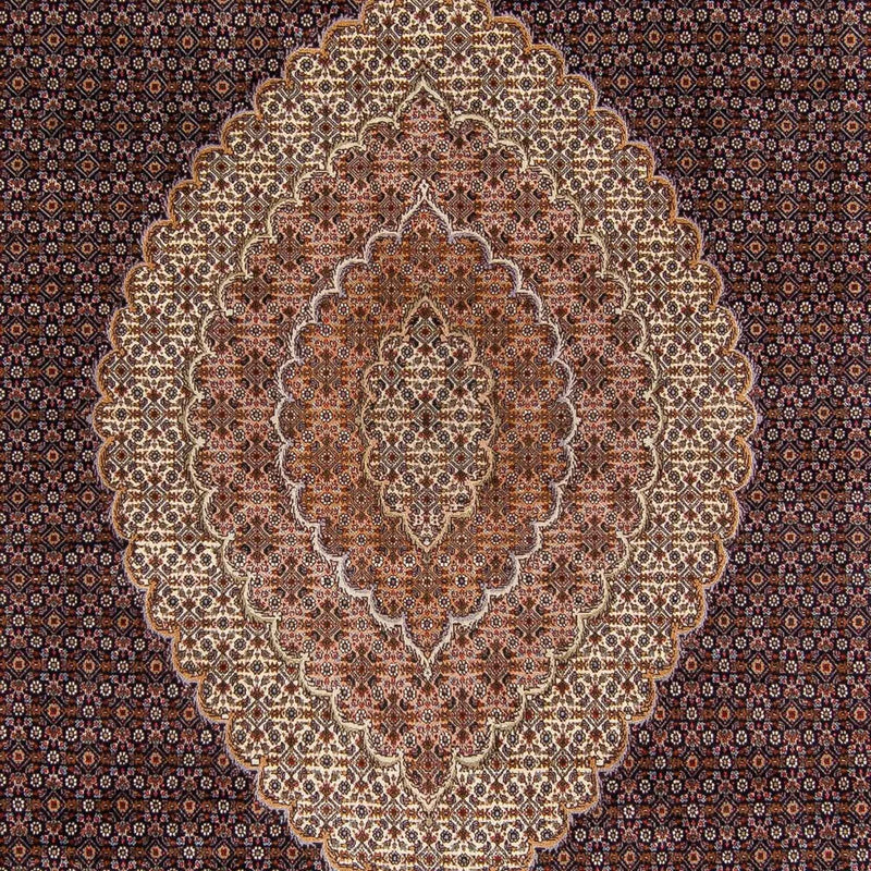Persisk tæppe - Tabriz - 336 x 250 cm - brun