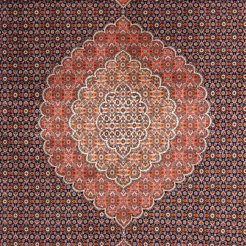 Persisk tæppe - Tabriz - 295 x 203 cm - mørkeblå