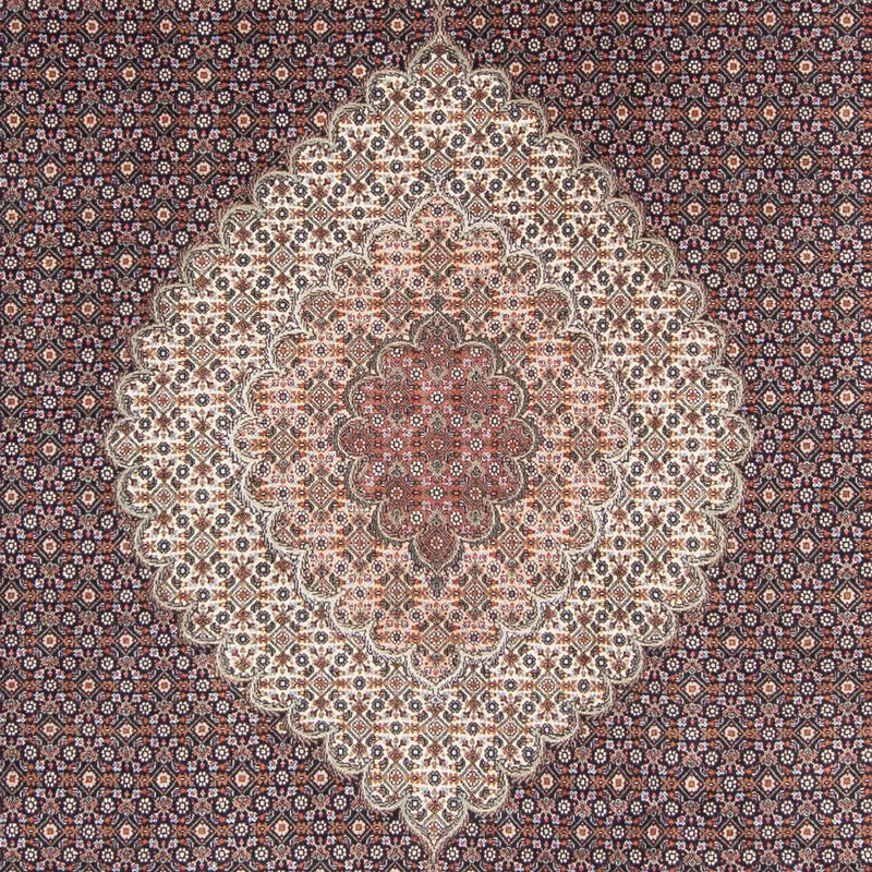 Persisk tæppe - Tabriz - 300 x 202 cm - mørkeblå