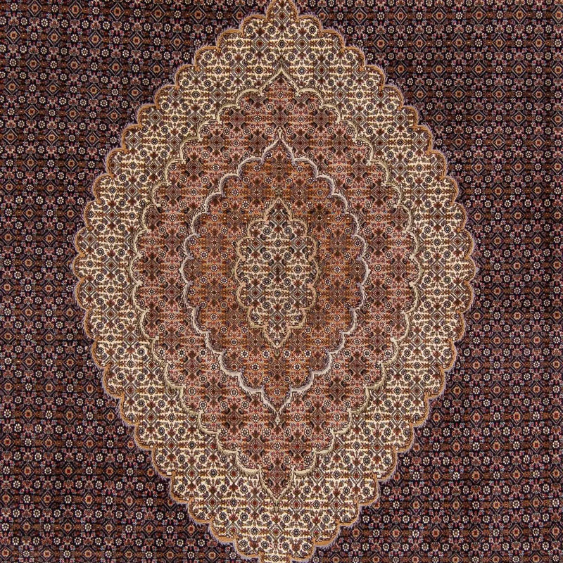 Persisk tæppe - Tabriz - 338 x 248 cm - lys brun