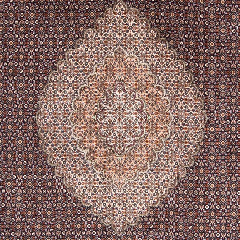 Persisk tæppe - Tabriz - 307 x 206 cm - mørkeblå