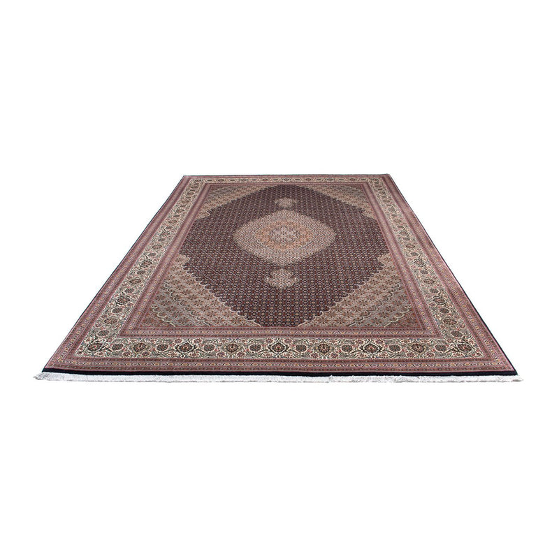 Persisk tæppe - Tabriz - 307 x 206 cm - mørkeblå