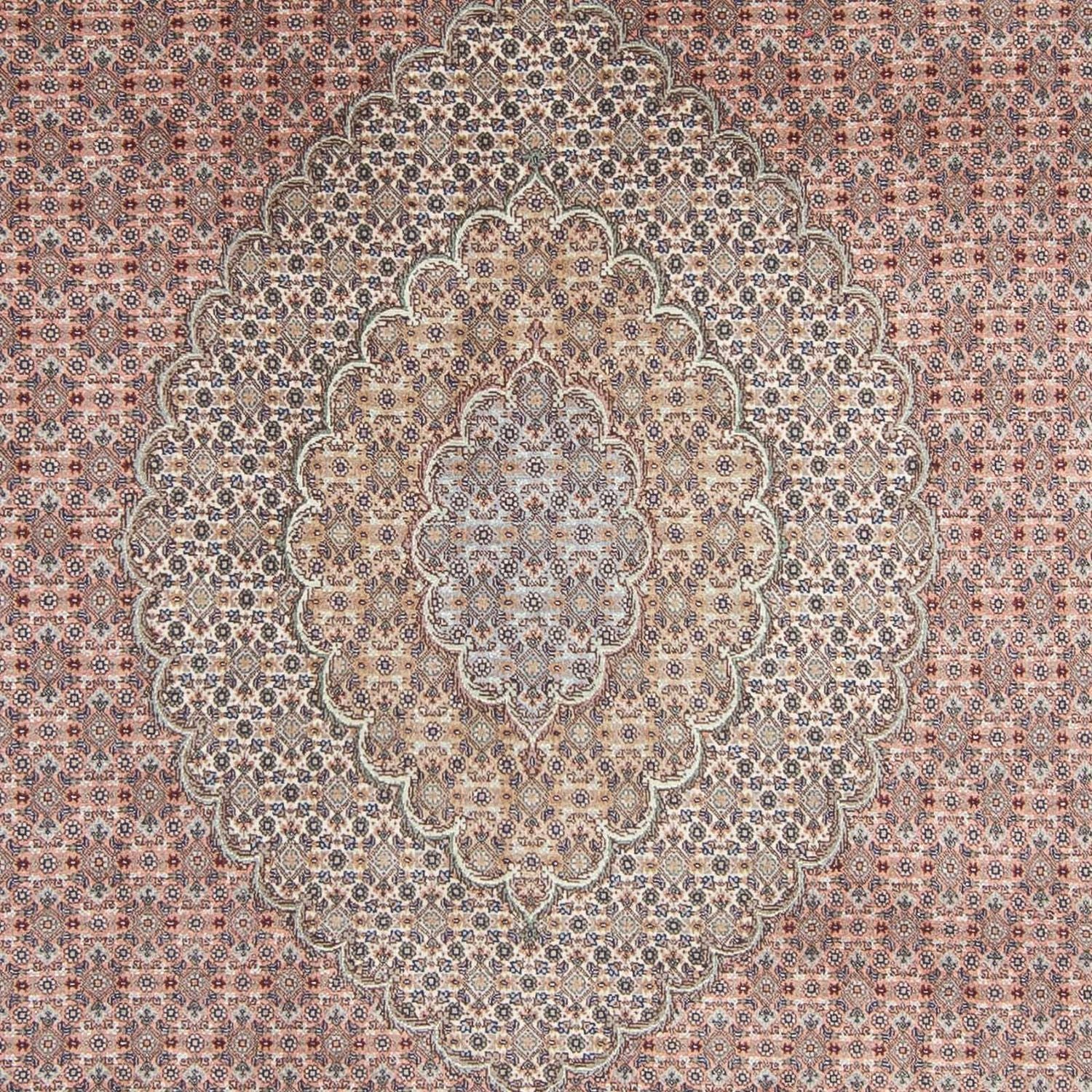 Persisk tæppe - Tabriz - 292 x 200 cm - lysrød