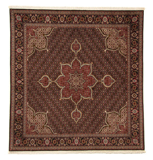 Persisk tæppe - Tabriz firkantet  - 211 x 204 cm - flerfarvet