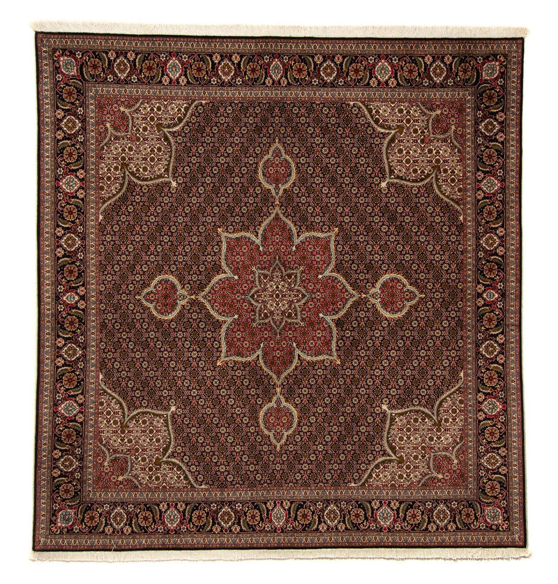 Persisk tæppe - Tabriz firkantet  - 211 x 204 cm - flerfarvet