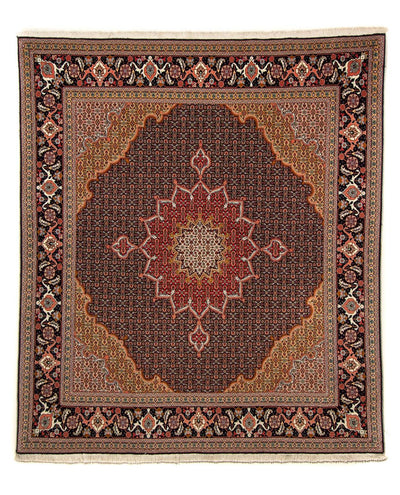 Tabriz - 50 Raj Tæppe 200x219cm - Persisk tæppe
