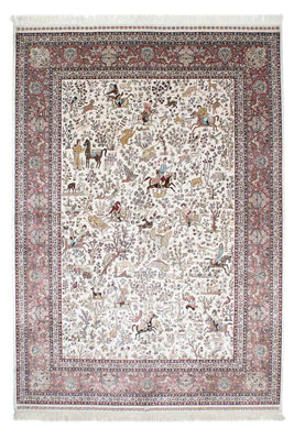 Orientalsk tæppe - Hereke - 244 x 169 cm - beige