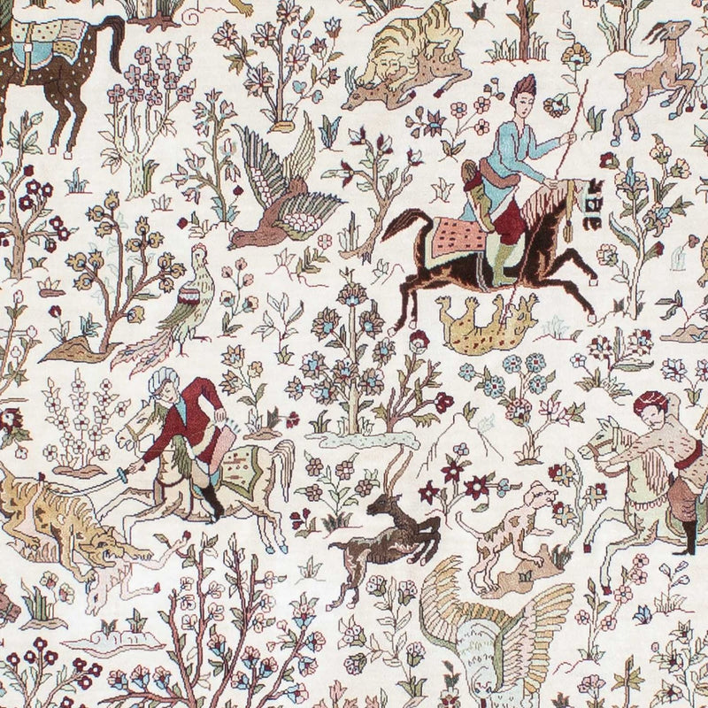 Orientalsk tæppe - Hereke - 244 x 169 cm - beige