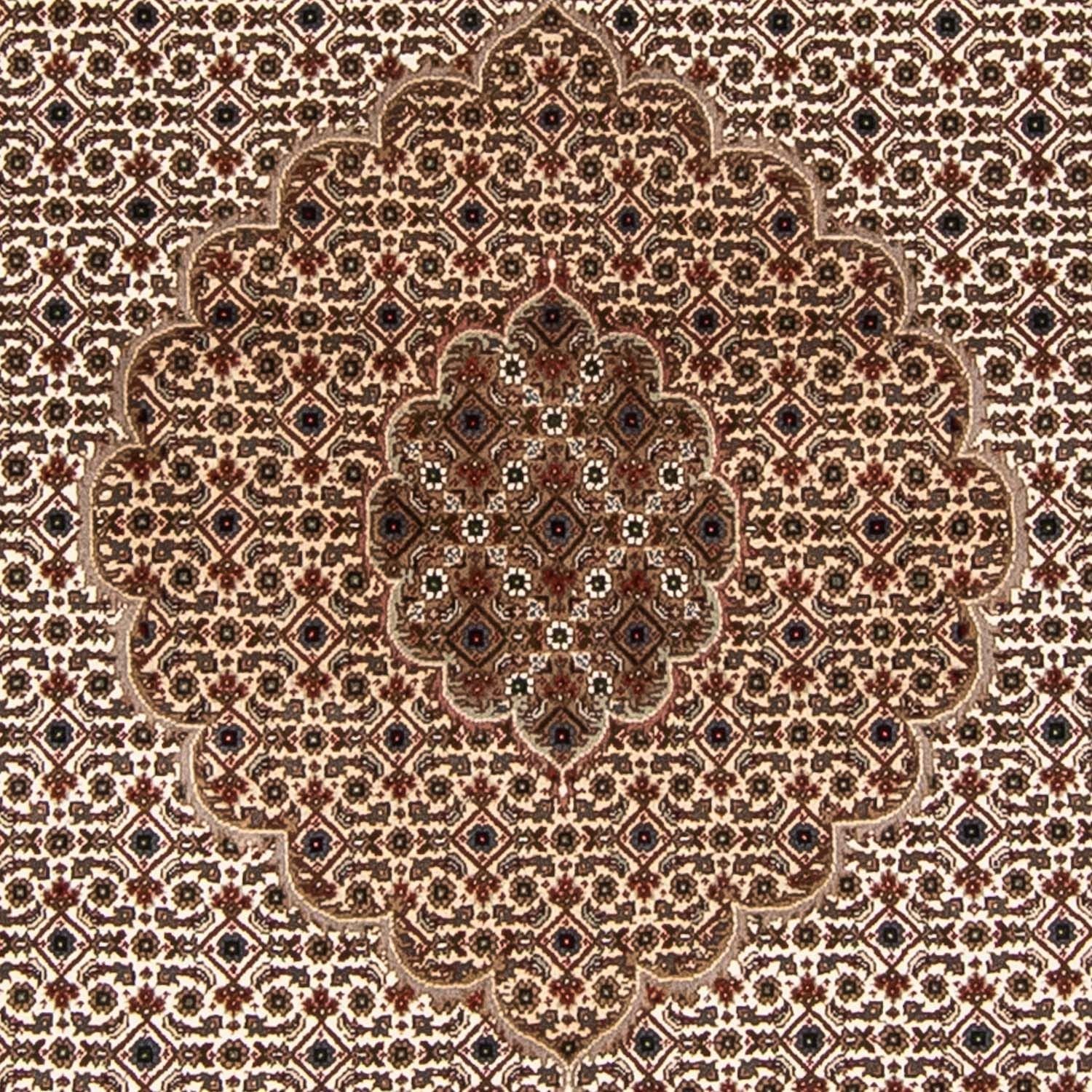 Persisk tæppe - Tabriz rundt  - 248 x 247 cm - beige