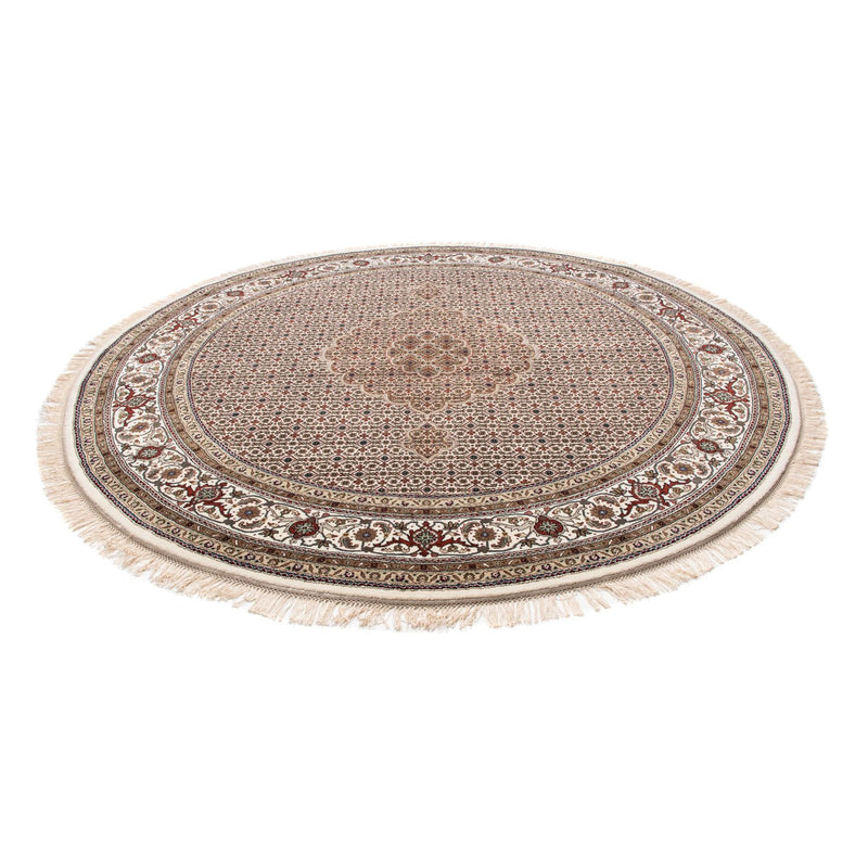 Persisk tæppe - Tabriz rundt  - 248 x 247 cm - beige