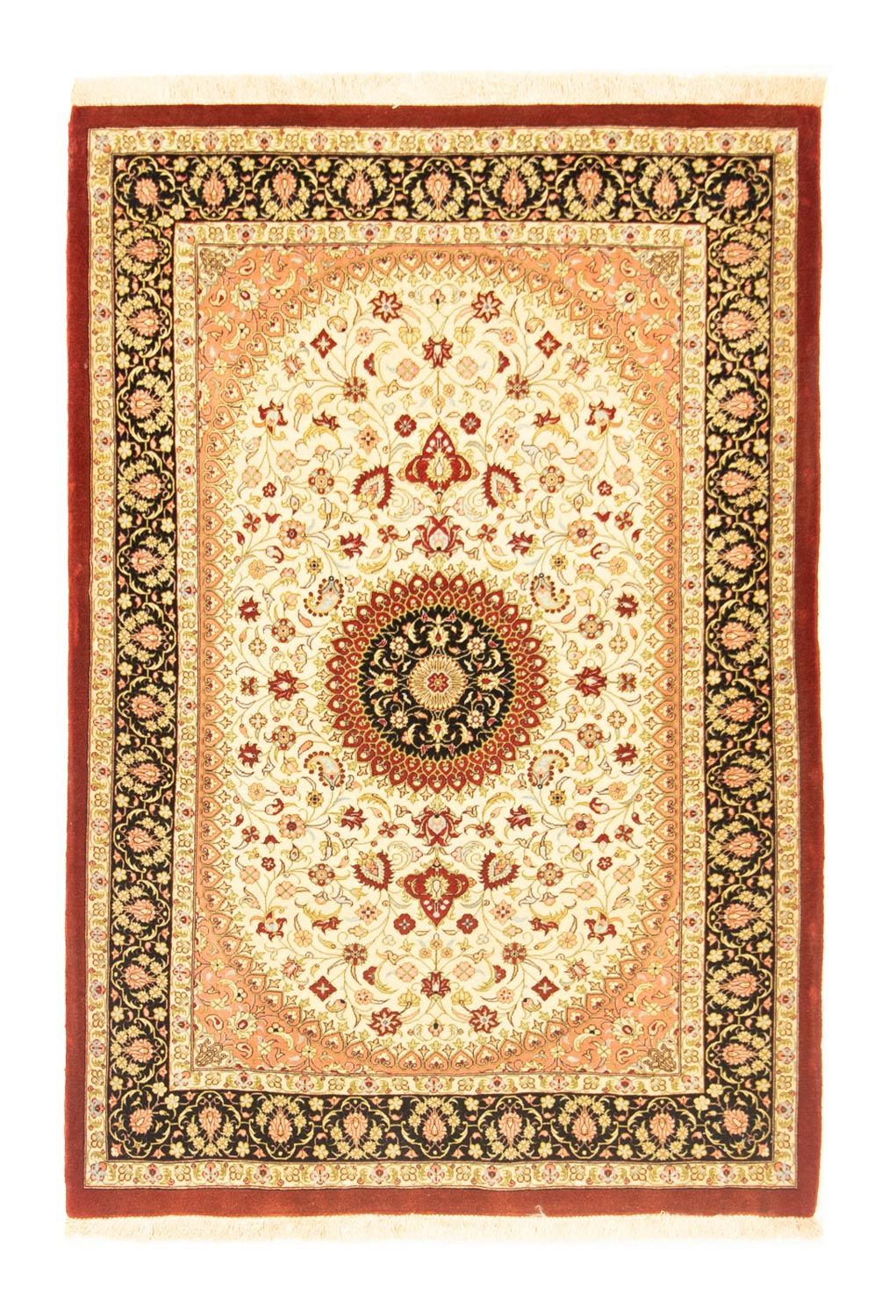 Persisk tæppe - Ghom - 154 x 107 cm - beige