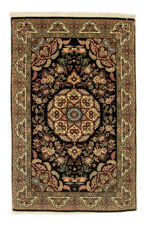 Persisk tæppe - Ghom - 166 x 105 cm - sort