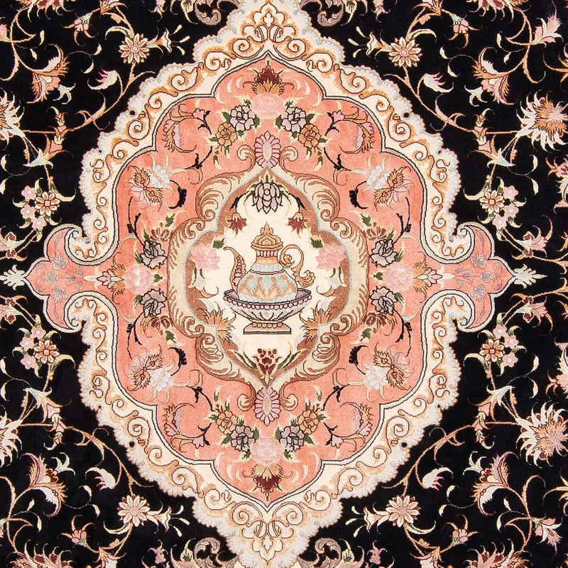 Persisk tæppe - Tabriz - Royal - 350 x 250 cm - mørkeblå