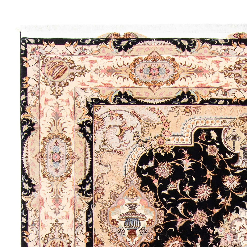 Persisk tæppe - Tabriz - Royal - 350 x 250 cm - mørkeblå