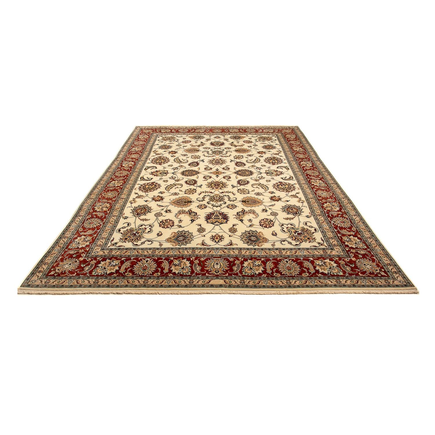 Persisk tæppe - Tabriz - Royal - 363 x 245 cm - beige