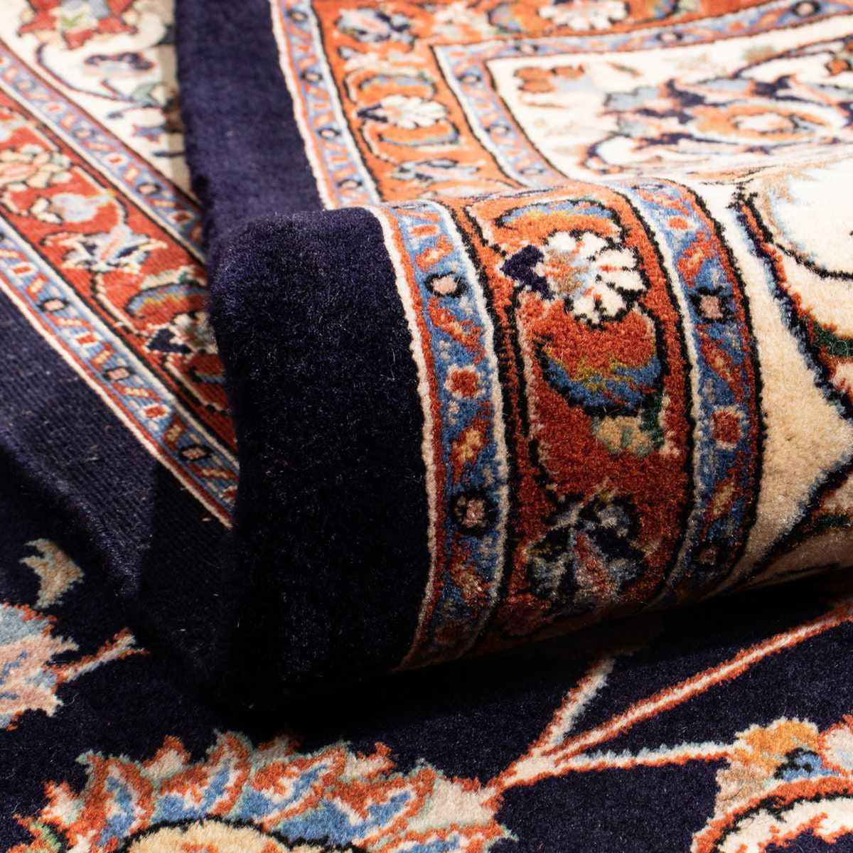 Persisk tæppe - Classic - 280 x 201 cm - mørkeblå