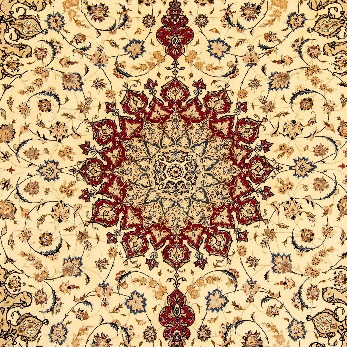 Persisk tæppe - Tabriz - Royal - 335 x 254 cm - beige