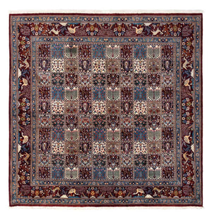Persisk tæppe - Classic firkantet  - 246 x 245 cm - mørkerød