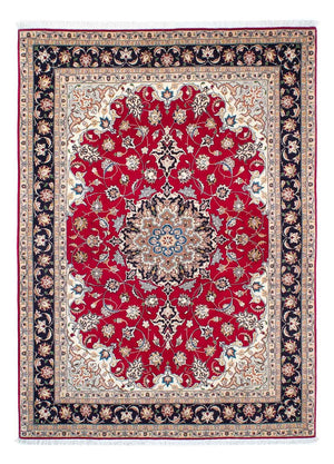 Persisk tæppe - Tabriz - Royal - 210 x 150 cm - rød