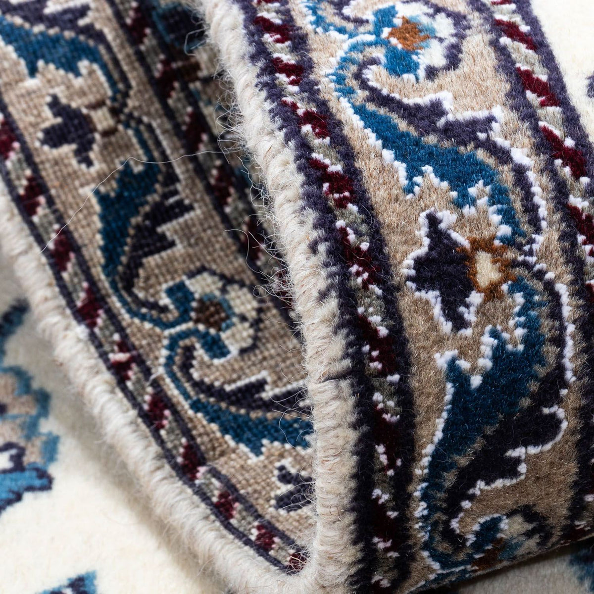 Persisk tæppe - Nain - 136 x 65 cm - beige