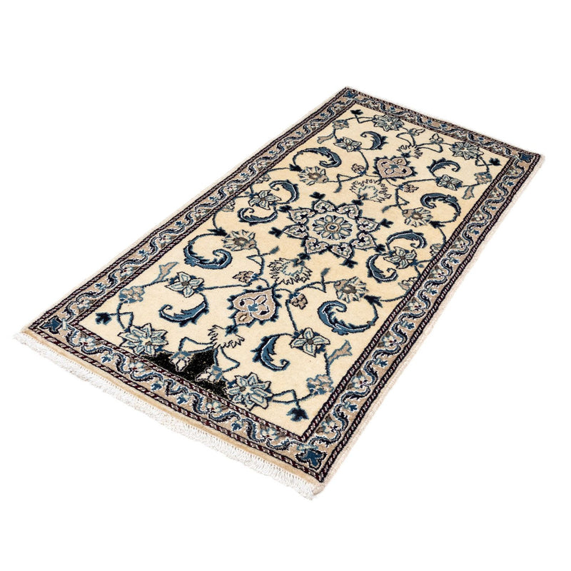 Persisk tæppe - Nain - 139 x 65 cm - beige
