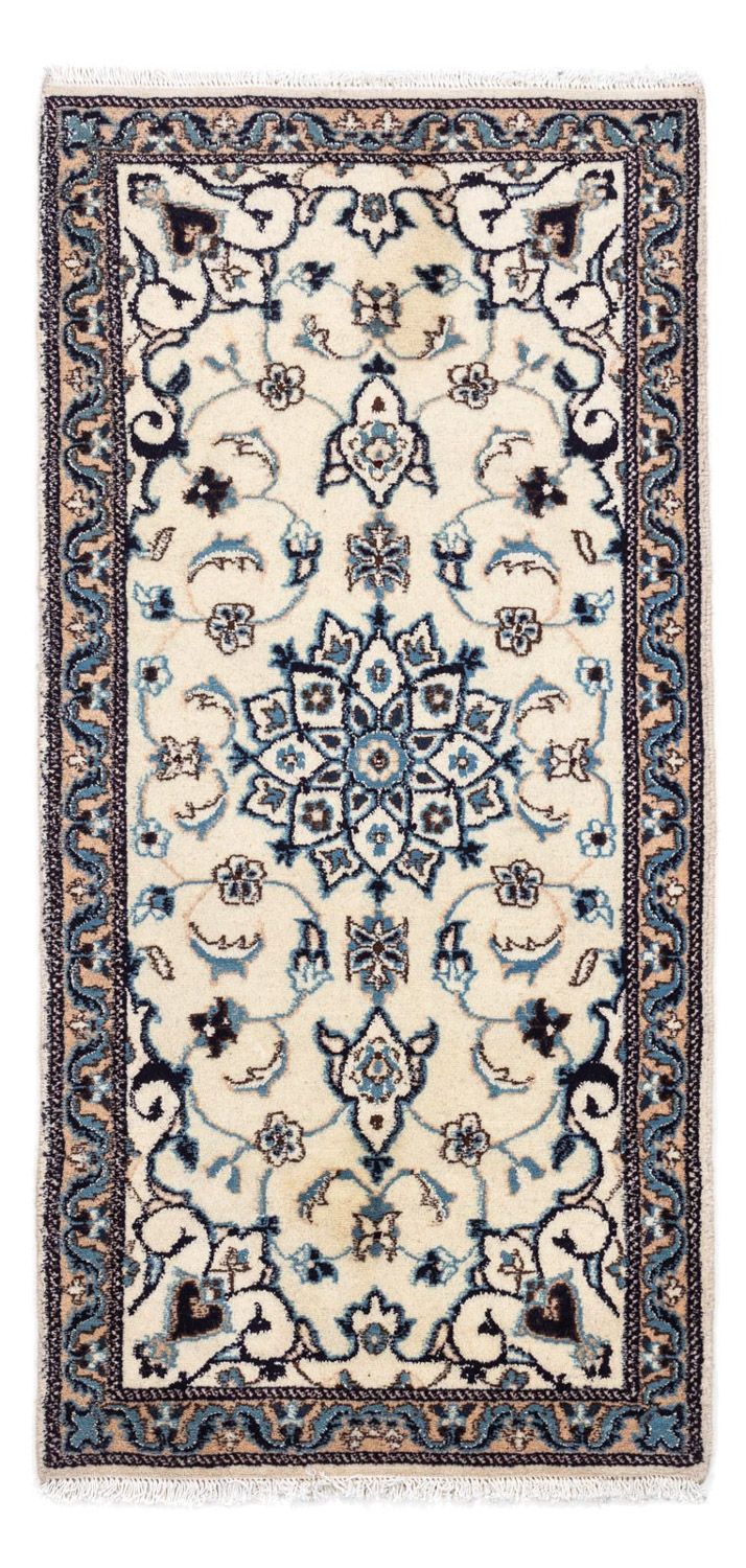 Persisk tæppe - Nain - 139 x 70 cm - beige