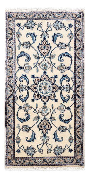 Persisk tæppe - Nain - 130 x 69 cm - beige