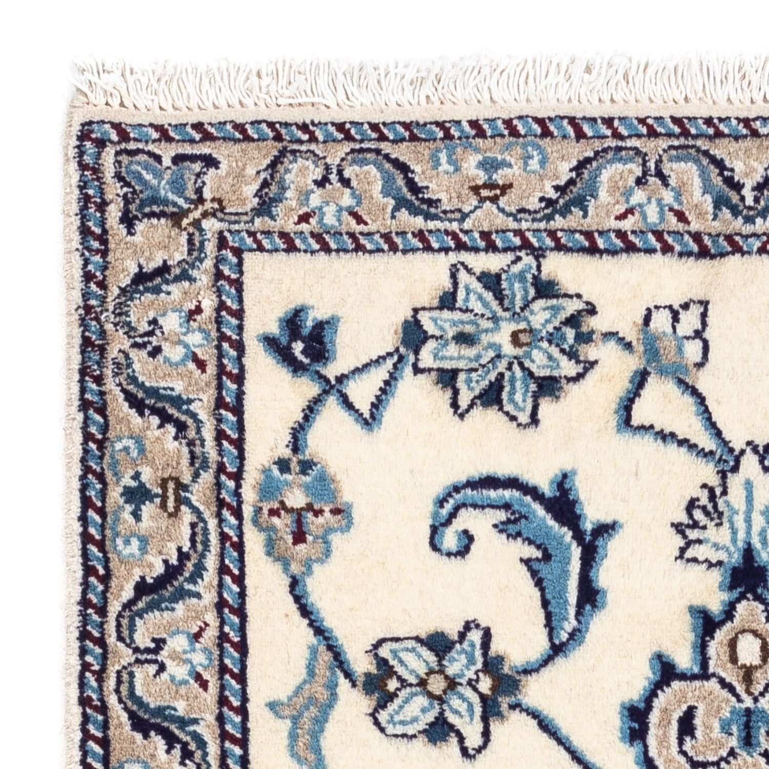 Persisk tæppe - Nain - 130 x 69 cm - beige