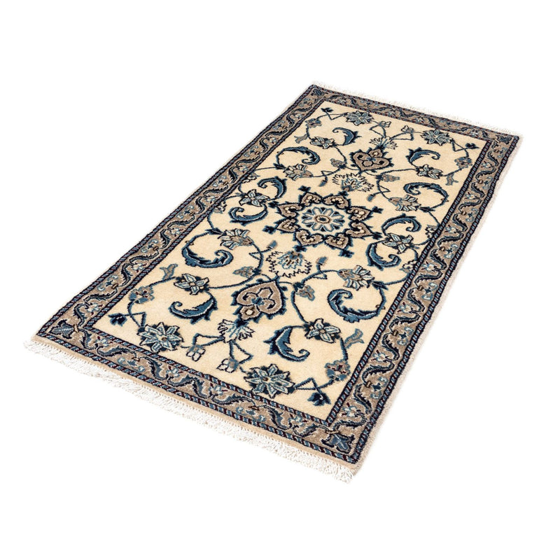 Persisk tæppe - Nain - 130 x 69 cm - beige