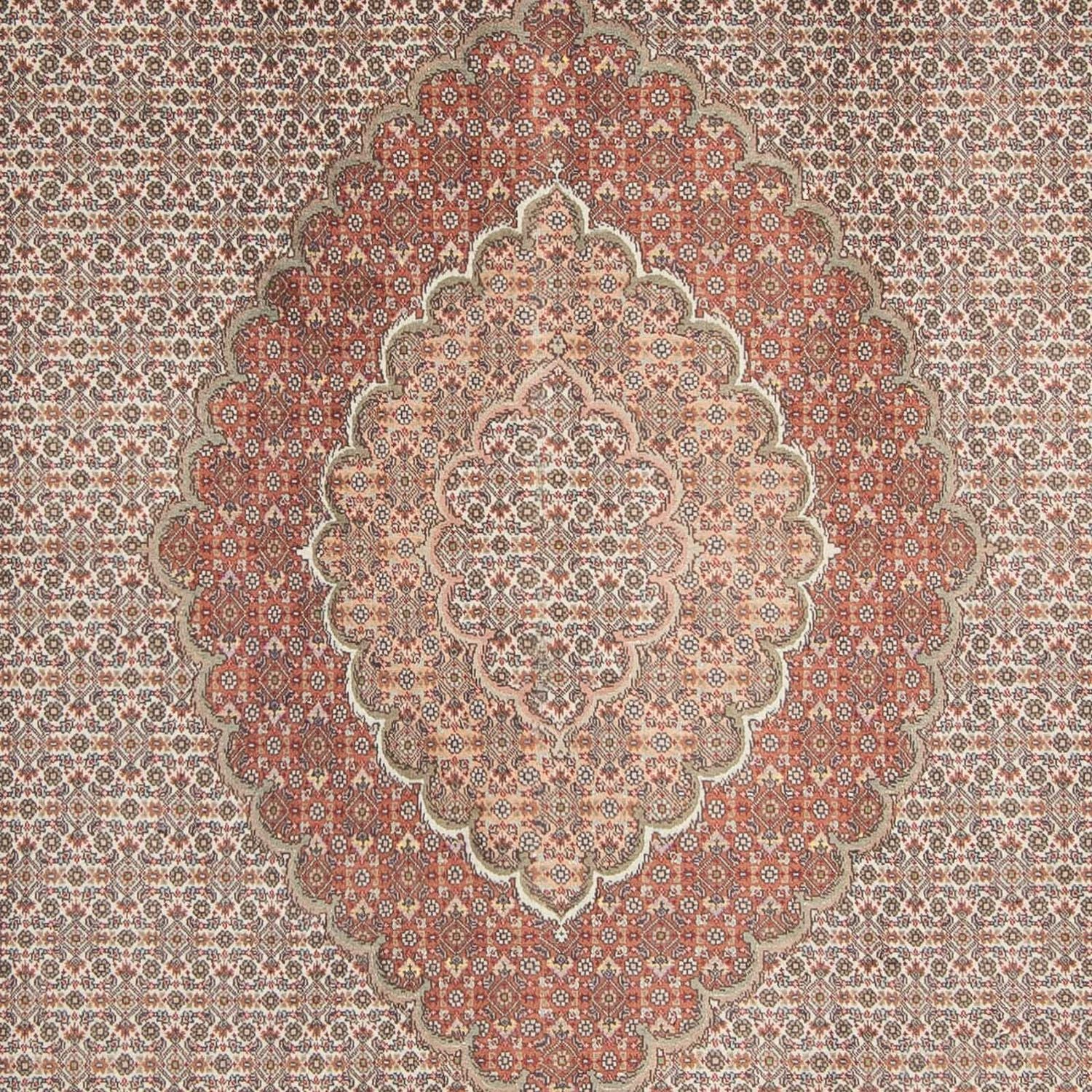 Persisk tæppe - Tabriz - 305 x 198 cm - brun